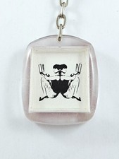 KEYCHAIN - "ONE WOMAN who READS WORTH TWO" - Book Promotion... 1960s