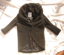 Romeo Gigli for Boule de Neige Cashmere-wool jacket S M VTG Y2K Truly Black