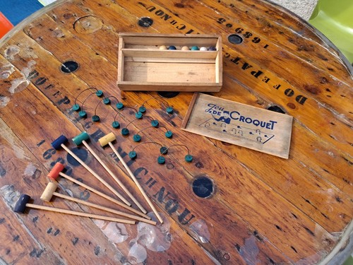 Jeu ancien croquet - croquet, salon