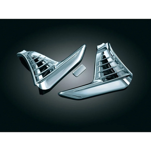 Kuryakyn chrome louvered - kuryakyn,