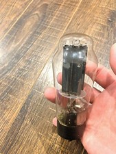 Mullard 5U4G CV575 U52 Thin Base Black Plate Pan Getter