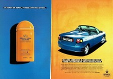 Advertising 520 1997 Renault la Mégane Cabriolet (2 pages)