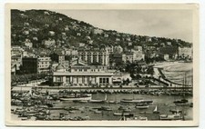 D16349 Cannes La Port et la Casino 1948 Postcard France