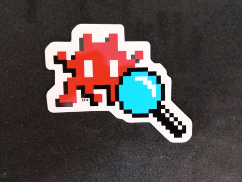 Space invader sticker - invader, "sticker