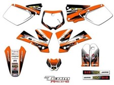 2002 KTM SX 125 250 380 400 520 Graphique Set Déco Kit Stickers MX Stickers