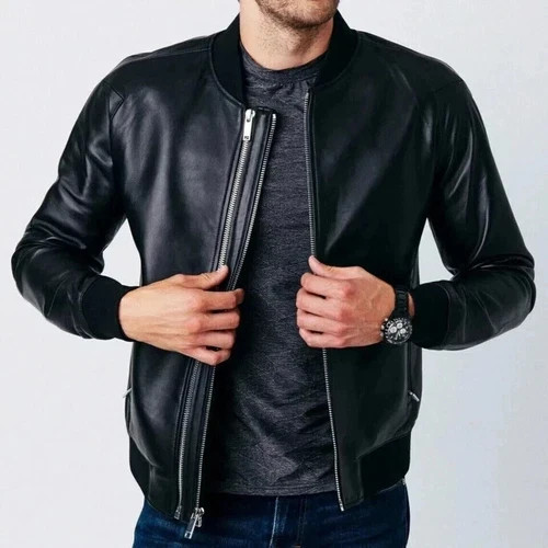 Veste cuir pour - cuir, hommes