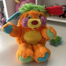 Peluche popples orange vintage