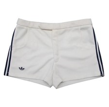 RARE 70’s ADIDAS VENTEX TENNIS ATP TOUR VINTAGE WHITE MENS SHORTS SIZE M/L