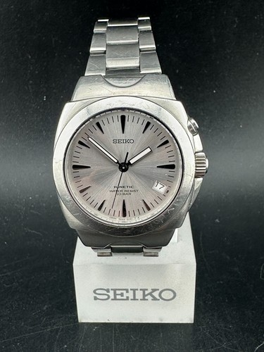 Seiko sus kinetic men silver - sus, men's