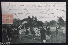 Old postcard 75 - Bois de Boulogne - La lawn du Cerf-Volant - 1905 - animated - 