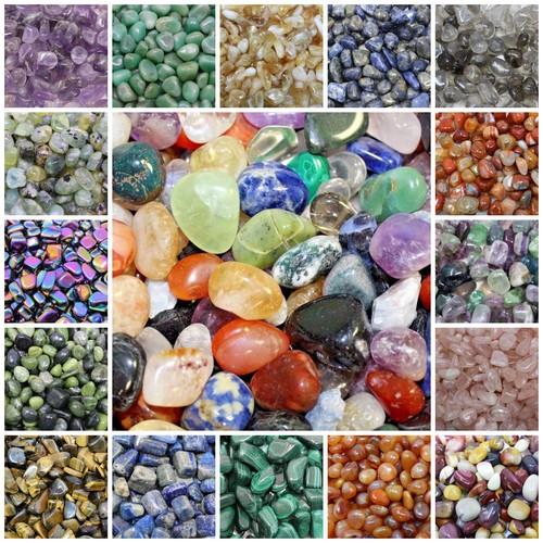 Tumbled stone crystal - x,