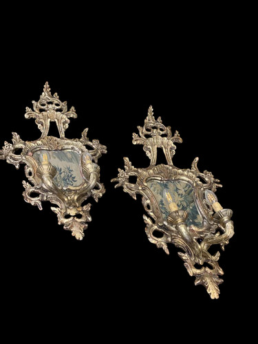 Paire miroirs anciens - miroirs,