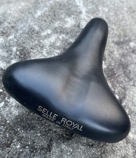Vintage 1980s SELLE ROYAL Women’s Leather Saddle MIXTE Road GRAVEL Touring ITALY