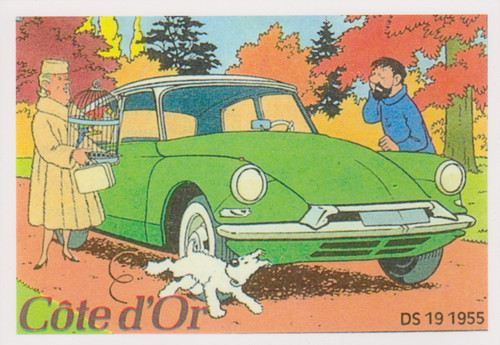 Tintin citroen 1955 - tintin,