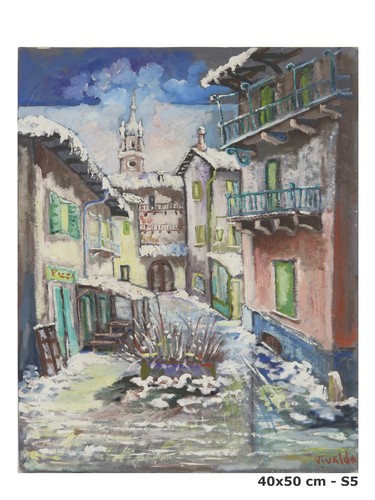 Tableau huile vintage - À,