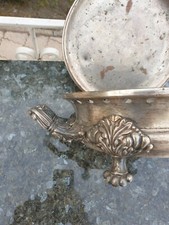 Ancien Chauffe plat en métal