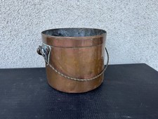 Seau ancien en cuivre avec