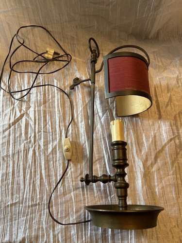 Lampe bouillotte chapeau demi - lampe,