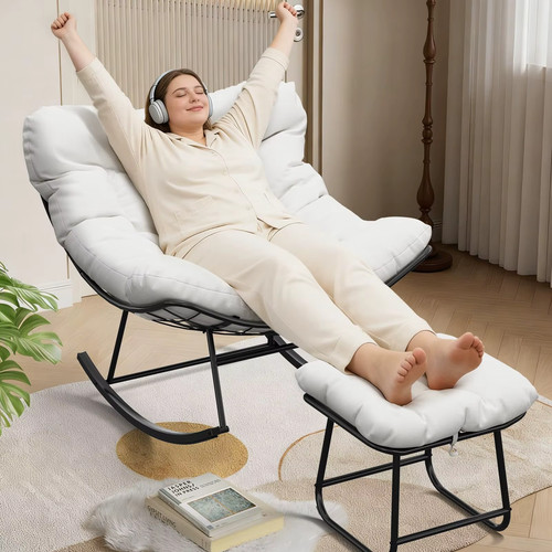 Fauteuil bascule avec - bascule,