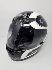 Shoei XR-1000 Vented Blue/Black/White FULL FACE Motorcycle Helmet Pre Owned READ