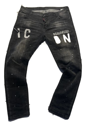 Jean noir homme dsquared - noir,