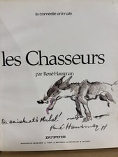Livre Les chasseurs. Dédicace