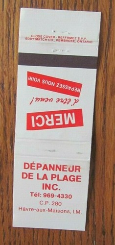 Depanneur plage - de, la