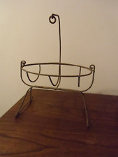 -OLD METAL CRADLE DOLL BED
