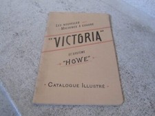 Ancienne Brochure  machines a coudre Victoria et système Howé