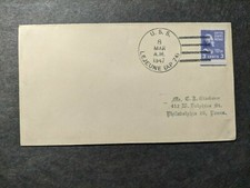 USS LEJEUNE AP-74 Naval Cover 1947 Troop Transport