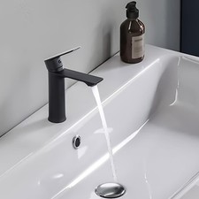 Robinet De Salle De Bain Noir