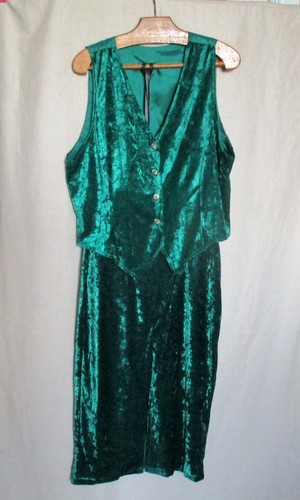 Ensemble velours vert - , :