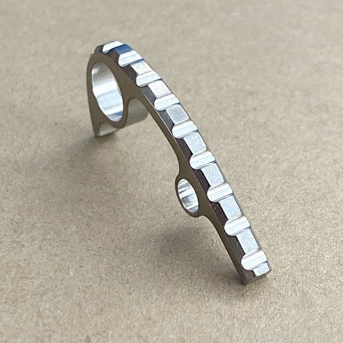 1pc titanium back - 1pc, spacer
