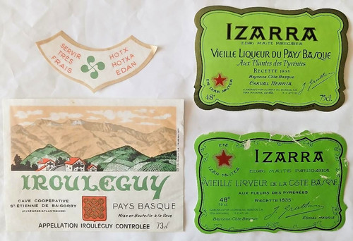 Lot etiquettes vins - lot, de