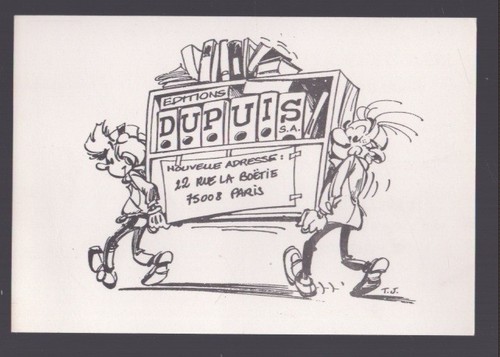 Carte postale spirou - 1, .