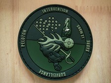 écusson de collection Gendarmerie PSI SABRE Le Mans vert