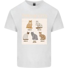 Types De Chat Persan Siamois Britannique Bengal T-Shirt En Coton Pour Homme