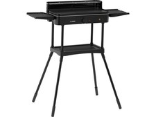 Gril électrique 2200W, barbecue sur pied, 50 x 25 cm