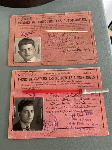 Anciens permis conduire - permis, de