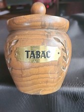 Ancienne Boîte Bois Tourné