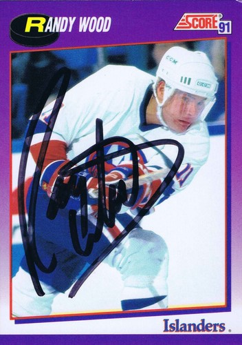 Randy wood signed - signed, score
