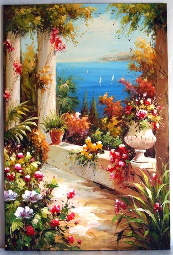 Grand tableau huile - grand,