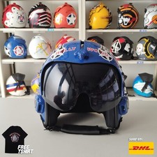TOP GUN HOLLYWOOD HGU-33 CASQUE DE VOL FILM ACCESSOIRE PILOTE AVIATEUR USN NA...