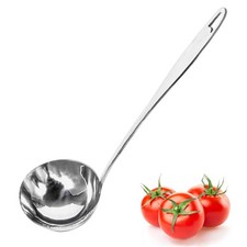 Louche à soupe en acier
