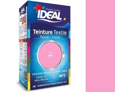 Teinture avec fixateur Rose 31 tissu vêtement textile coton lin viscose soie IDE