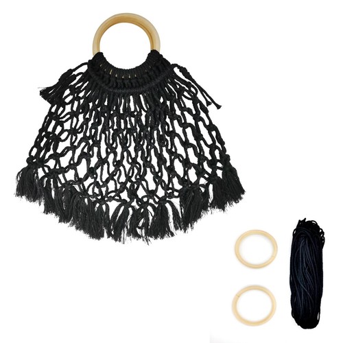 Kit macramé tote - macramé, "tote