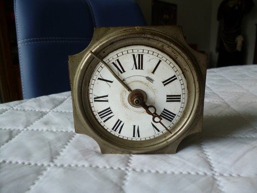 Ancienne pendule horloge avec - horloge,