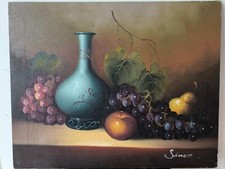 peinture huile nature morte