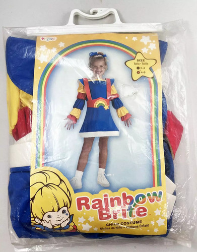 Rainbow brite child costume - rainbow,