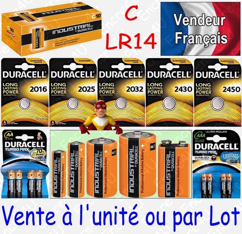 Piles duracell industrial lr14 - piles,